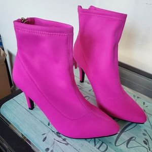 Pink booties